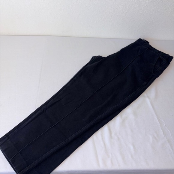 Everlane Black Dream Pant Elastic Waist Pintuck Tapered Trouser XL - Picture 11 of 14